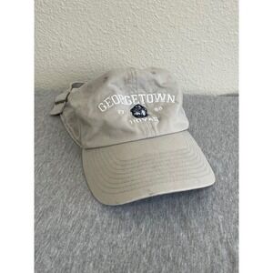 '47 Brand Georgetown Hoyas Hat Mens OSFA Khaki Good Adjustable Relaxed Cap